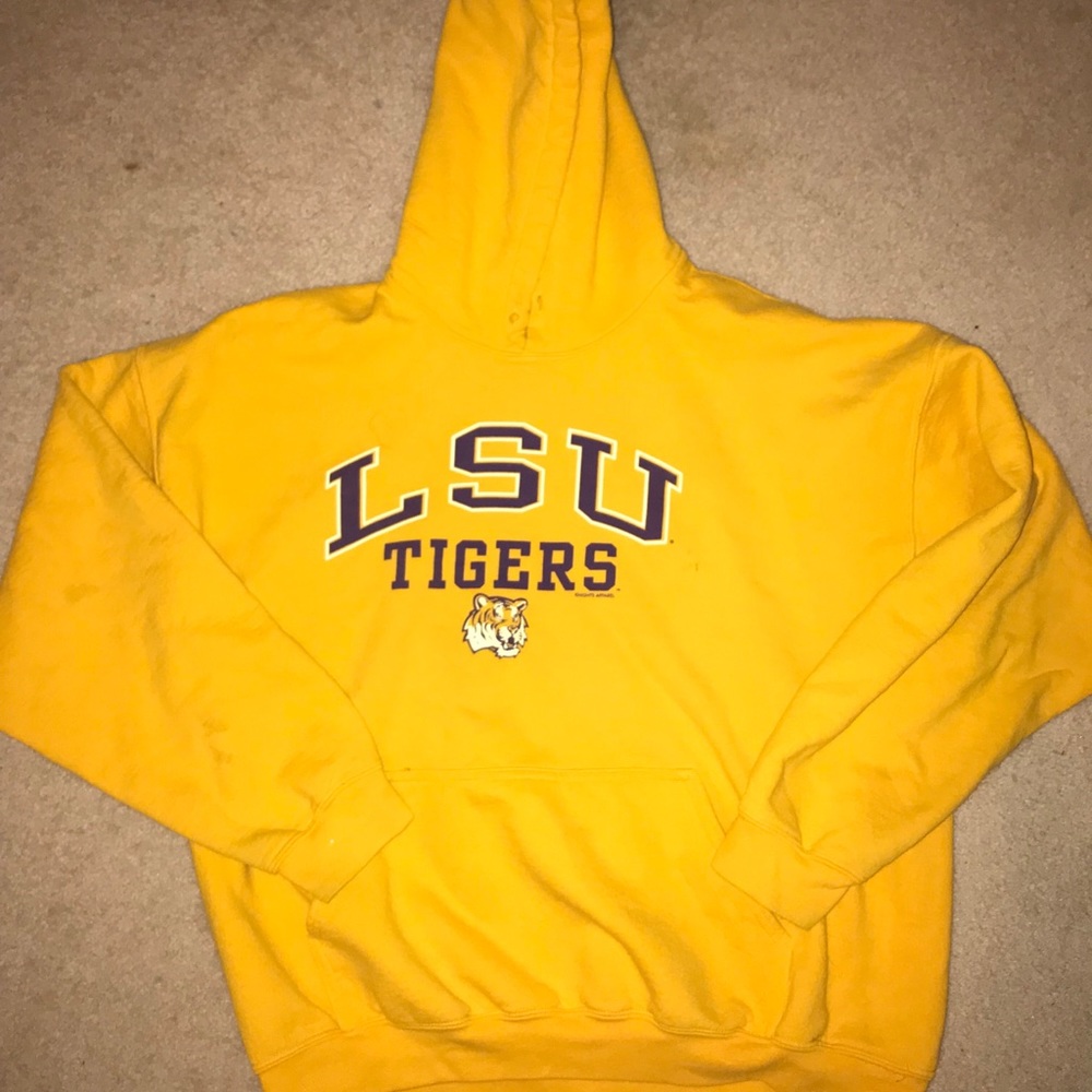 Yellow LSU hoodie